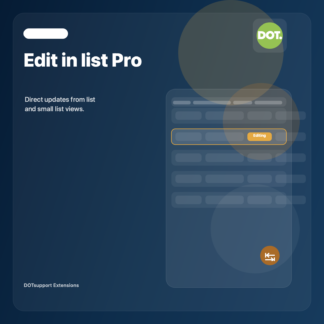 Edit in list Pro